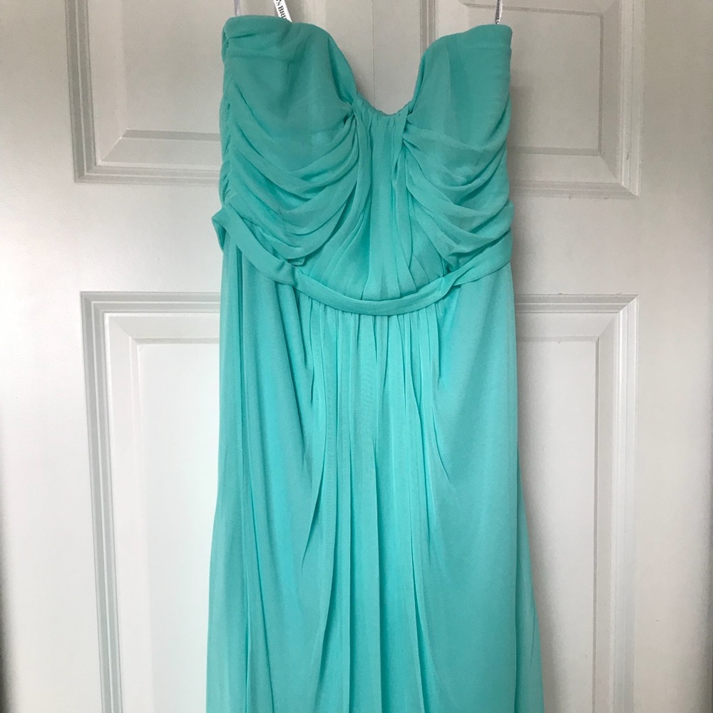 David’s Bridal dress, color: Spa